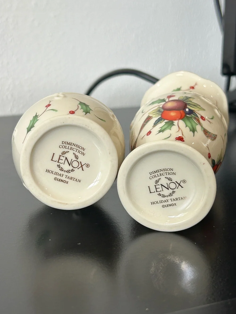 LENOX Holiday Tartan Bud Vases (Bundle of 2) 5 in. Tall
